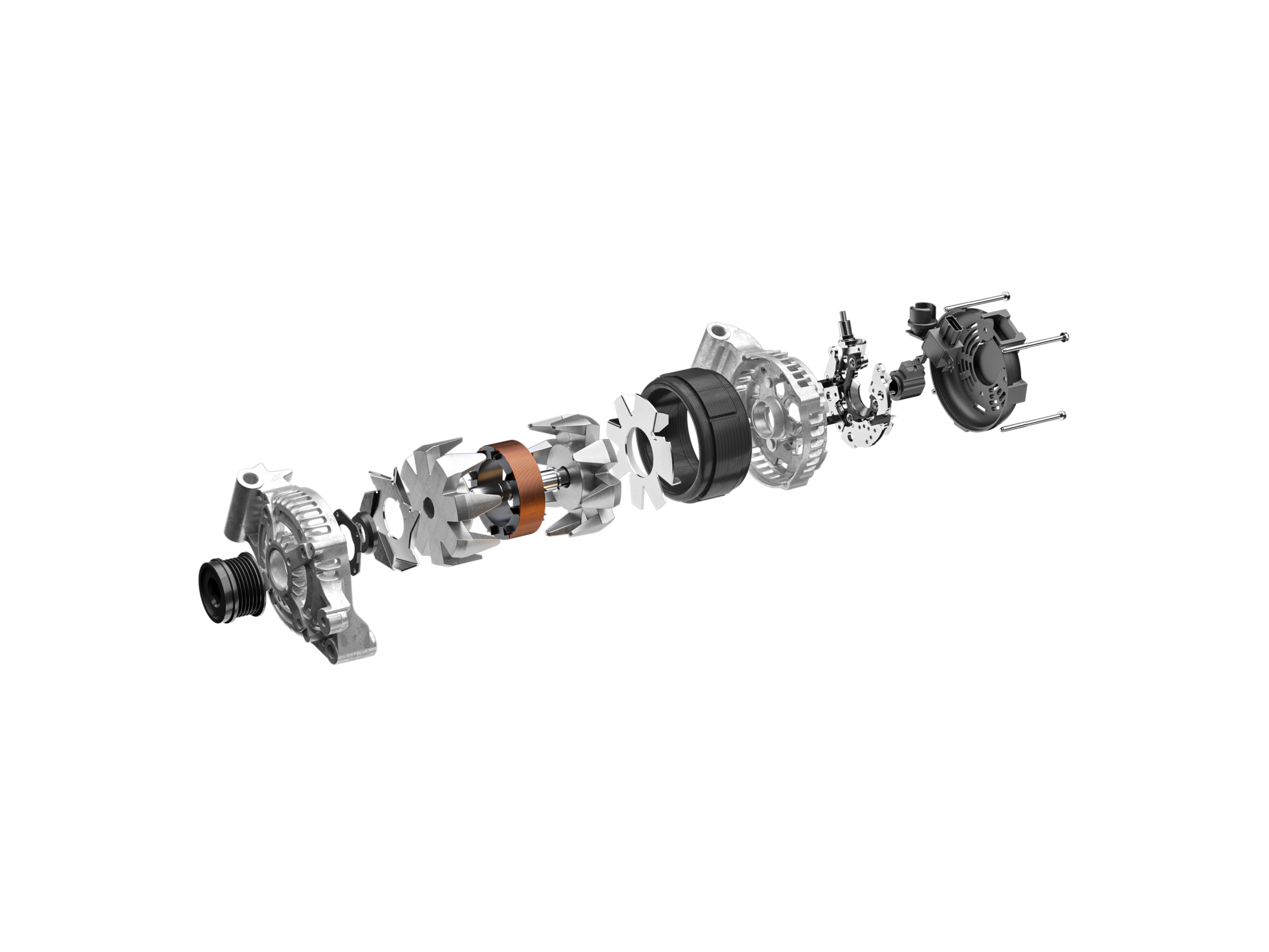 What are the Alternator Parts and Functions